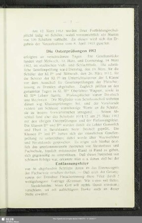 Entlassungsfeier