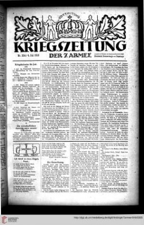 Hefte 354-361, Juli 1918