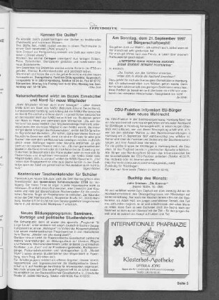 CDU-Fraktion informiert EU-Bürger über neues Wahlrecht