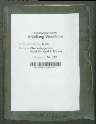 Gerichtstage zu Westerncappeln und Lienen