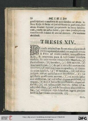Thesis XIV