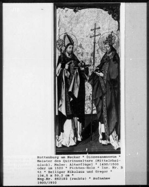 Der Heilige Nikolaus und Gregor