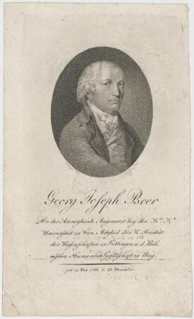 Bildnis des Georg Joseph Beer