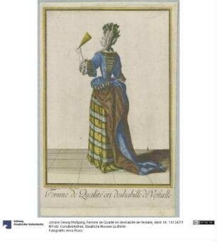 Femme de Qualité en deshabillé de Vestalle