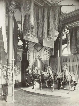 Raumaufnahmen Stallgebäude und Zwinger : Dresden, Johanneum, Obergeschoss, Historisches Museum, Saal der orientalischen Waffen (11)