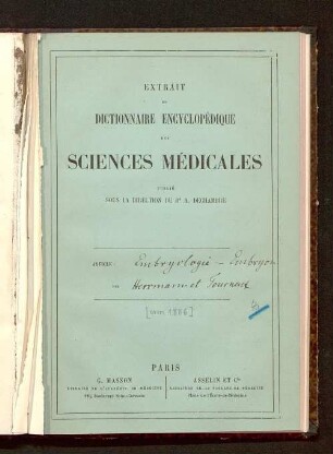 Embryologie
