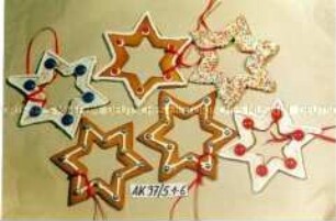 Christbaumschmuck - Lebkuchen-Sterne