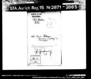 Die Dispensierung der Bäckergesellen Martin Heddinga in Norden von der Wanderpflicht
