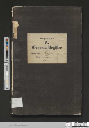 Geburtsregister Booßen 1900