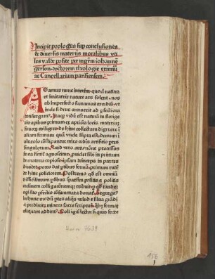 Conclusiones de diversis materiis moralibus, sive De regulis mandatorum