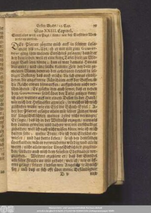 Das XXIII. Capitel. Simplicius wird ein Page/ item/ wie deß Einsidlers Weib verloren worden.