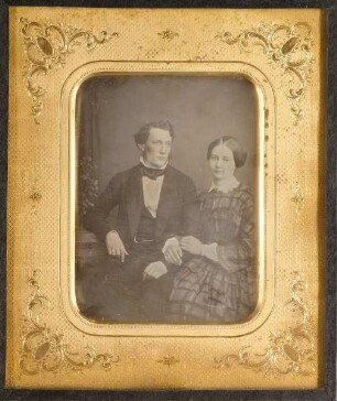 Wilhelm Leinau und seine Frau, Hamburg um 1850