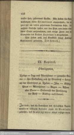 IX. Kapitel. Oberägypten