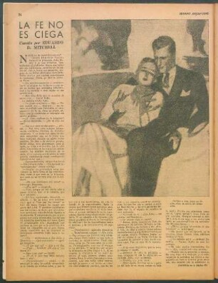 La fe no es ciega : Cuento por Eduardo D. Mitchell