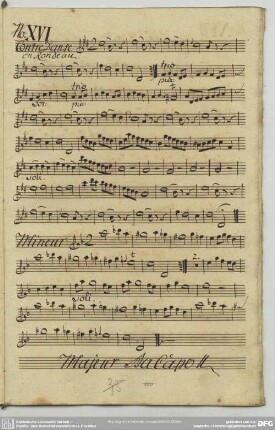16. Anonymus, Contredanses, D-Dur