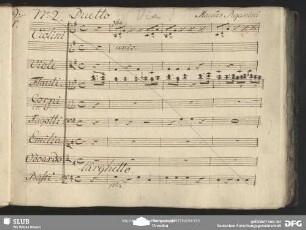 Einlage Duetto (Ercole Paganini): "Sommo ciel se giusto sei"