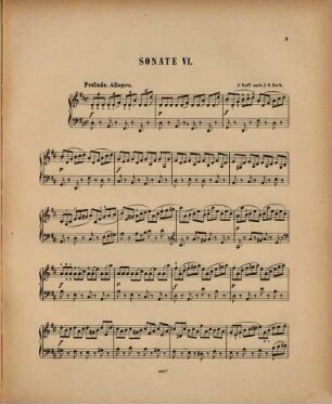 Sechs Sonaten : für Violoncell. 6, In D-Dur