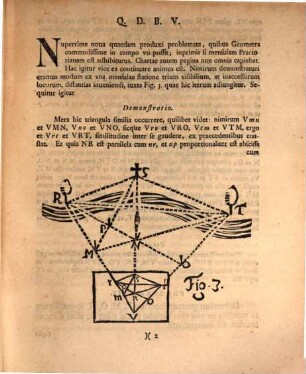 De quibusdam novis problematibus geometricis, [2]. Continuatio I