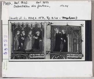 Paris, Bibliothèque Nationale: MS lat 3893, Dekretalen des Gratian