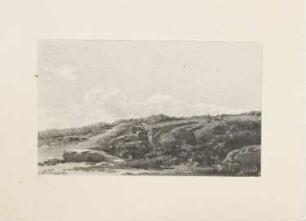Principes élémentaires, Blatt 1 der Folge "Le paysage au fusain"
