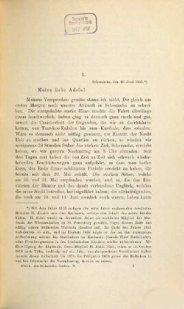 Aus kaukasischen Ländern : Reisebriefe. 2, Briefe aus den Jahren 1859 - 1874 an seine Frau