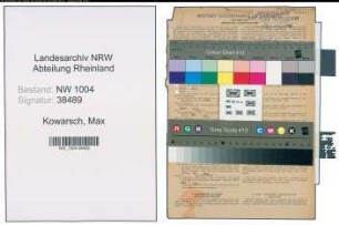 Entnazifizierung Max Kowarsch , geb. 16.01.1881 (Stadtinspektor)
