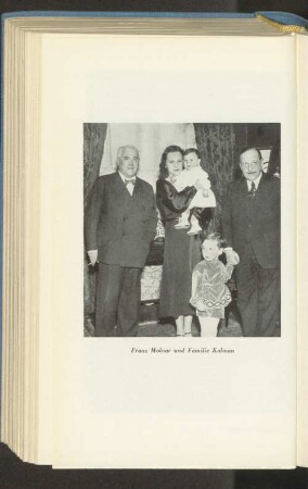 Franz Molnar und Familie Kalman