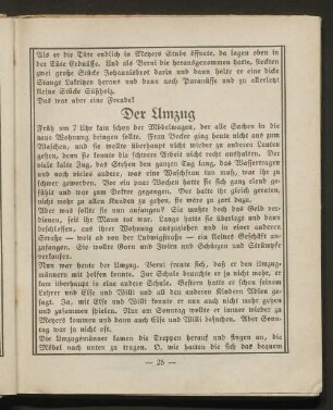 Der Umzug