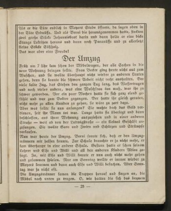 Der Umzug