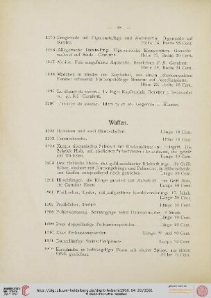Waffen (Nr. 1201-1290)