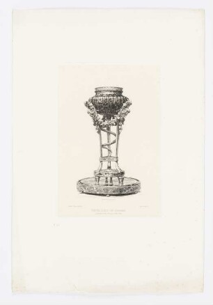 Trépied ciselé par Gouthière, aus: "Raritäten"