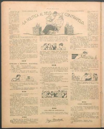 La política al pelo y contrapelo : Diálogos en la peluquería
