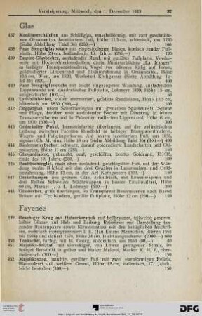 Glas (Nr. 437-448)