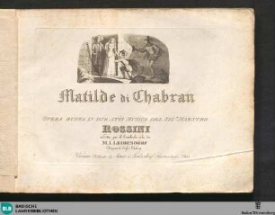 Matilde di Chabran : opera buffa in due atti