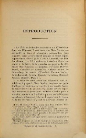 Voltaire et le voltairianisme