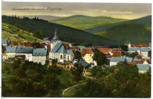 Lauenstein. Blick auf Lauenstein