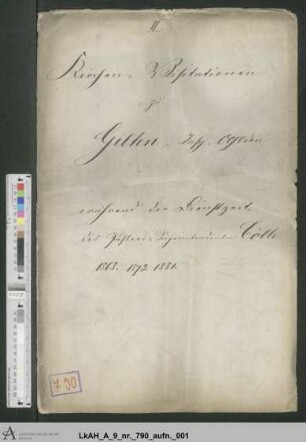 Gilten: Visitationsakten