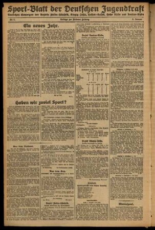 Zweite Ausgabe vom Samstag, den 03. Januar 1931.