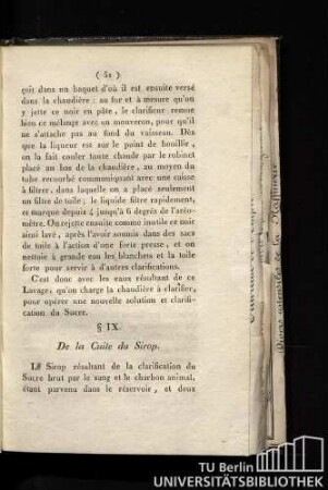 § IX. De la Cuite du Sirop.
