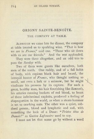 Origny Sainte-Benoîte. The company at table