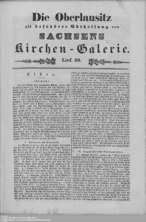 Elstra (Beschluß), Niederoderwitz, Hauswalde : 89. Lieferung
