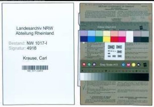 Entnazifizierung Carl Krause , geb. 10.08.1879 (Hammerschmied)