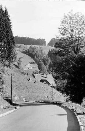 Einmündung der Kandelstraße bei Sägendobel