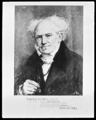 Bildnis des Philosophen Arthur Schopenhauer