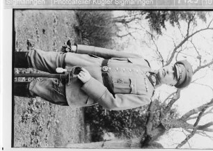 Generalmajor Heinrich von Maur in Uniform