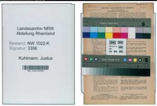 Entnazifizierung Justus Kuhlmann , geb. 08.03.1894 (Postbeamter)