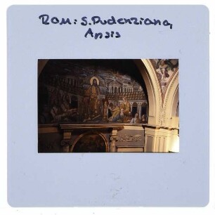 Rom, S. Pudenziana,unbekannt, Mosaik von S. Pudenziana, Rom : Mosaik
