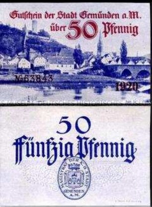 Gemünden am Main 50 Pfennig