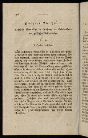 156-196, Zweyter Abschnitt.