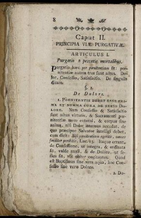 Caput II. Principia Viæ Purgativæ.